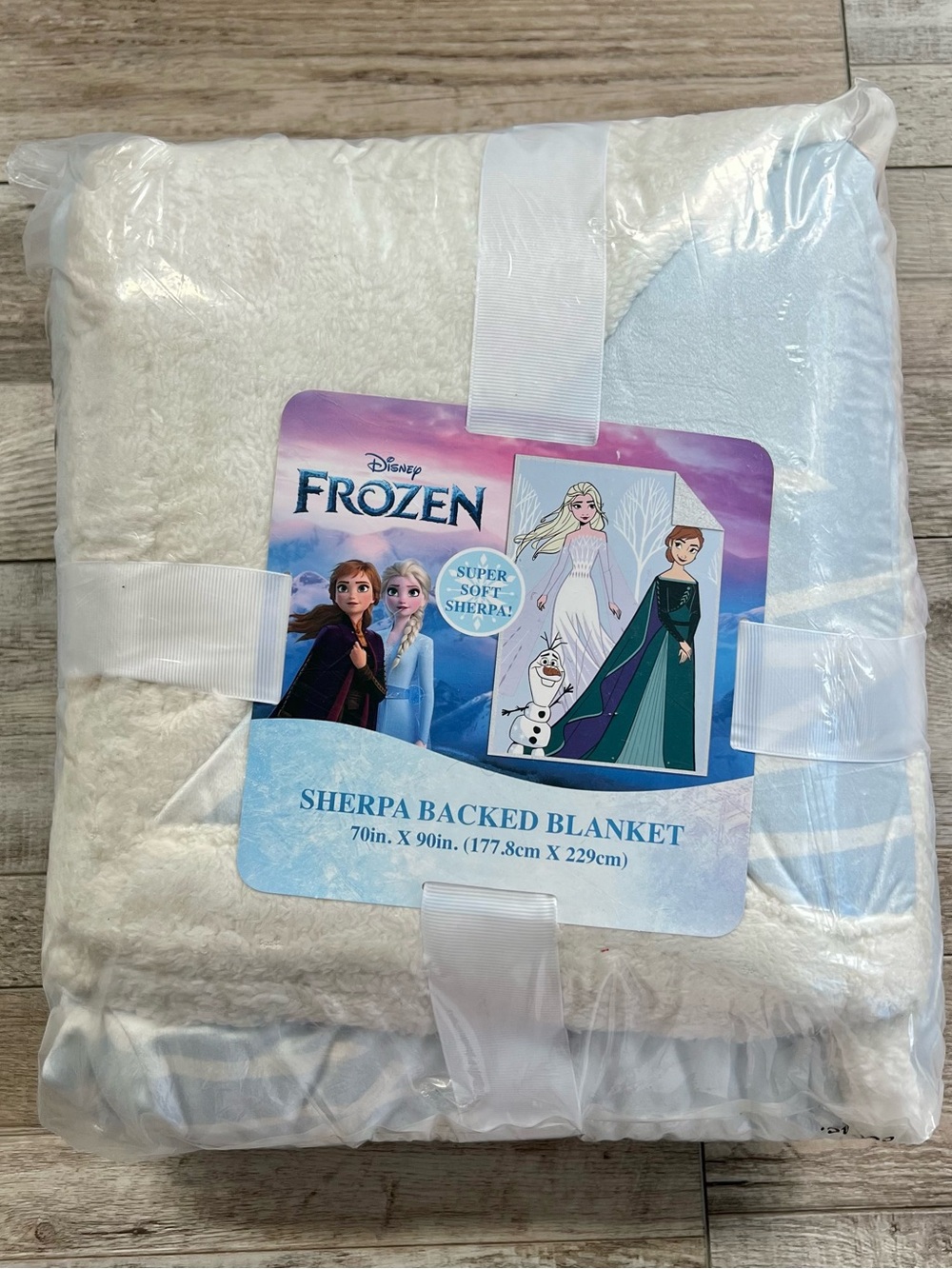 NWT Disney's Frozen 70" x 90" Sherpa Back Blanket